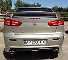 Mitsubishi Lancer X оптика задня червона A6 стиль (YAB-YS-0155BR), фото 9