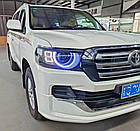 Toyota Land Cruiser 200 2016+ оптика передня Full LED стиль Defender тип NS (XF-LK-002), фото 8