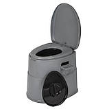 Біотуалет Bo-Camp Portable Toilet Comfort 7 Liters Grey (5502815), фото 5