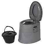 Біотуалет Bo-Camp Portable Toilet Comfort 7 Liters Grey (5502815), фото 6