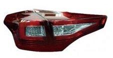 Toyota RAV 4 оптика задня червона тонована світлодіодна / LED taillights red smoked (HSRAVRS)