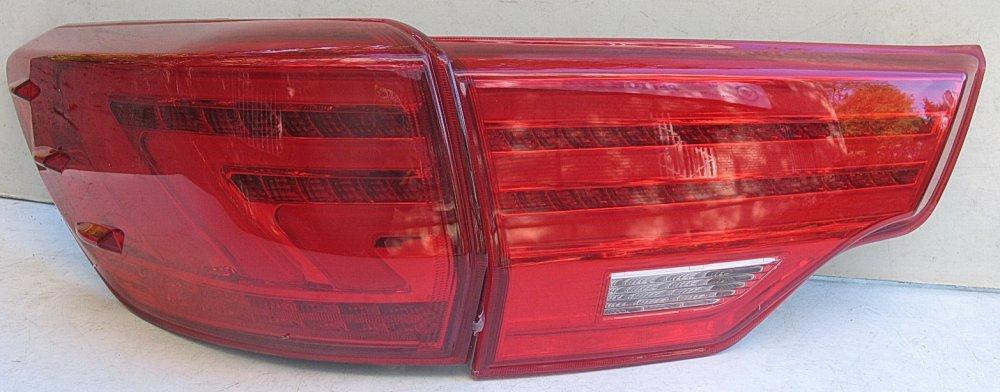 Toyota Highlander 2014 оптика Lexus стиль задня LED червона/ Led taillights red XU50 Lexus style (XZ45R1), фото 1