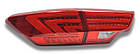 Toyota Highlander 2014 оптика Lexus стиль задня LED червона/ Led taillights red XU50 Lexus style (XZ45R1), фото 8