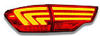 Toyota Highlander 2014 оптика Lexus стиль задня LED червона/ Led taillights red XU50 Lexus style (XZ45R1), фото 9