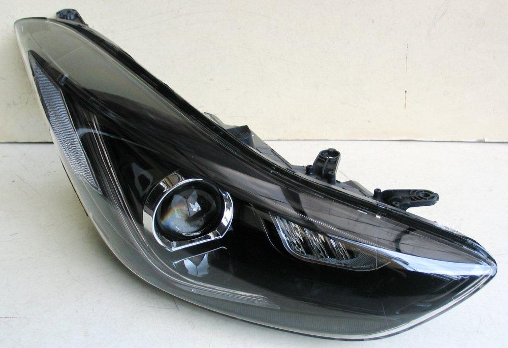 Hyundai Elantra MD оптика передня альтернатива ксенонова чорна YZ2 (YAA-EL-0222A), фото 1
