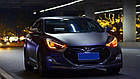 Hyundai Elantra MD оптика передня альтернатива ксенонова чорна YZ2 (YAA-EL-0222A), фото 6