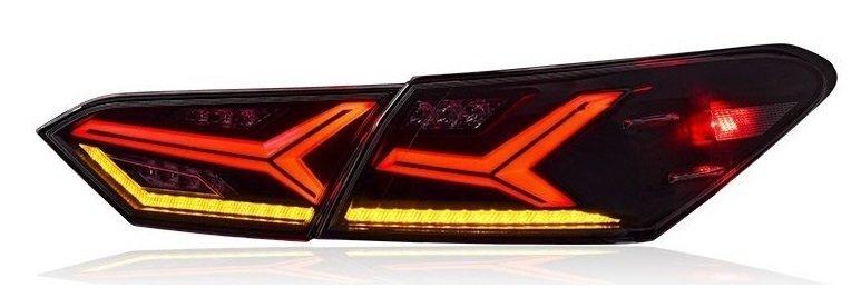 Toyota Camry XV70 2018+ оптика задня LED тюнінг тонований стиль Lambo CP (CPXV70LAMTLS)