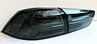 Mitsubishi Lancer X оптика задня чорна A6 стиль (YAB-YS-0155BS), фото 3