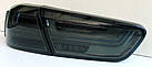 Mitsubishi Lancer X оптика задня чорна A6 стиль (YAB-YS-0155BS), фото 4