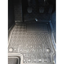 Килимки Skoda Octavia A8 2020- AvtoGumm Автокилимки в салон Шкода Октавія