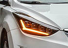 Hyundai Elantra MD 2012+ оптика передня FULL LED тюнінг ZH (ZHHYEL12FL), фото 5