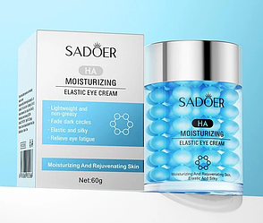 Вирівнюючий крем під очі з гіалуроновою кислотою Sadoer HA Moisturizing Elastic Eye Cream 60 г