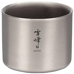 Кухоль Snow Peak TW-128 Ti-Double M200 Stacking Mug 200ml
