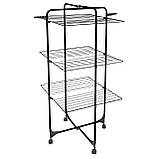 Сушарка для білизни підлогова Casa Si Athletic 3 Black (CS92185E04E), фото 6