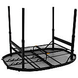 Стіл Bo-Camp Woodbine Oval 100x70 cm Black/Wood look (1404185), фото 6