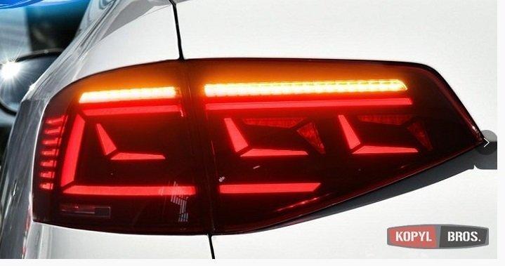 Volkswagen Jetta Mk6 2015+ оптика задня світлодіодна LED чорна стиль 2020 (CPVWJT15TLB)