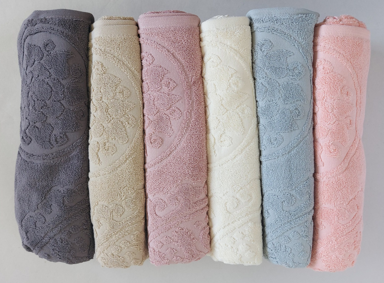 Банні махрові рушники «VIP LUX Cotton BAKI» (6 шт)