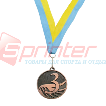 Медаль (хвиля) 3 місце 5200-15 зі стрічкою