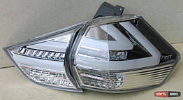 Nissan X-trail T32 оптика задня тюнінг LED світлодіона хром (BWT32W)