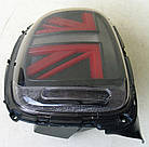 Mini Cooper F55/ F56/ F57 оптика задня LED Union Jack стиль червоно-чорна (PW-MI55RB), фото 4