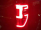 Ford Ranger T6 T7 задні тюнінг ліхтарі LED чорні V1 (TSFDRG-RL007), фото 5
