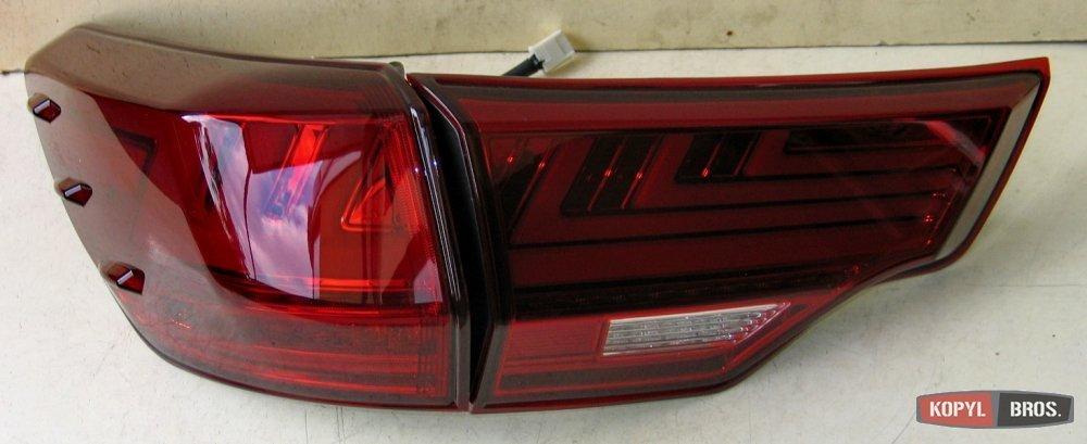 Toyota Highlander 2014 XU50 оптика Lexus стиль задня LED червона тип CP (CPTYHL14TLR)