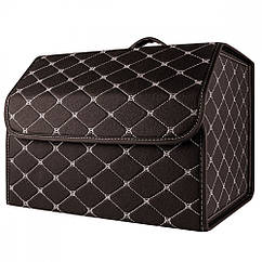 Органайзер в багажник автомобиля 40см*30см*30см brown beige