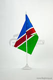 Прапорець Намібія, 13,5х25 см, атлас щільний,2-х сторонній, фото 2