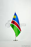 Прапорець Намібія, 13,5х25 см, атлас щільний,2-х сторонній, фото 3