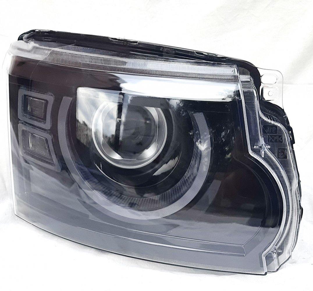 Land Rover Discovery 4 2009+ оптика передня Full LED чорна стиль Defender ZH (ZHLRDSC4FL)