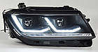 Volkswagen Tiguan L 2016+ оптика передня чорна Full LED 2020 look (ZWHVWTG1620FHL), фото 7