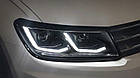 Volkswagen Tiguan L 2016+ оптика передня чорна Full LED 2020 look (ZWHVWTG1620FHL), фото 9