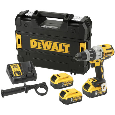 Шуруповерт DeWALT 18 В XR Li-lon, 95 Нм, 3x5Ah, кейс TSTAK (DCD996P3)