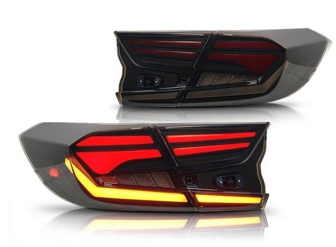 Honda Accord 10 2018+ оптика задня LED світлодіодна чорна Ray (RPGHDAC10TLS), фото 1