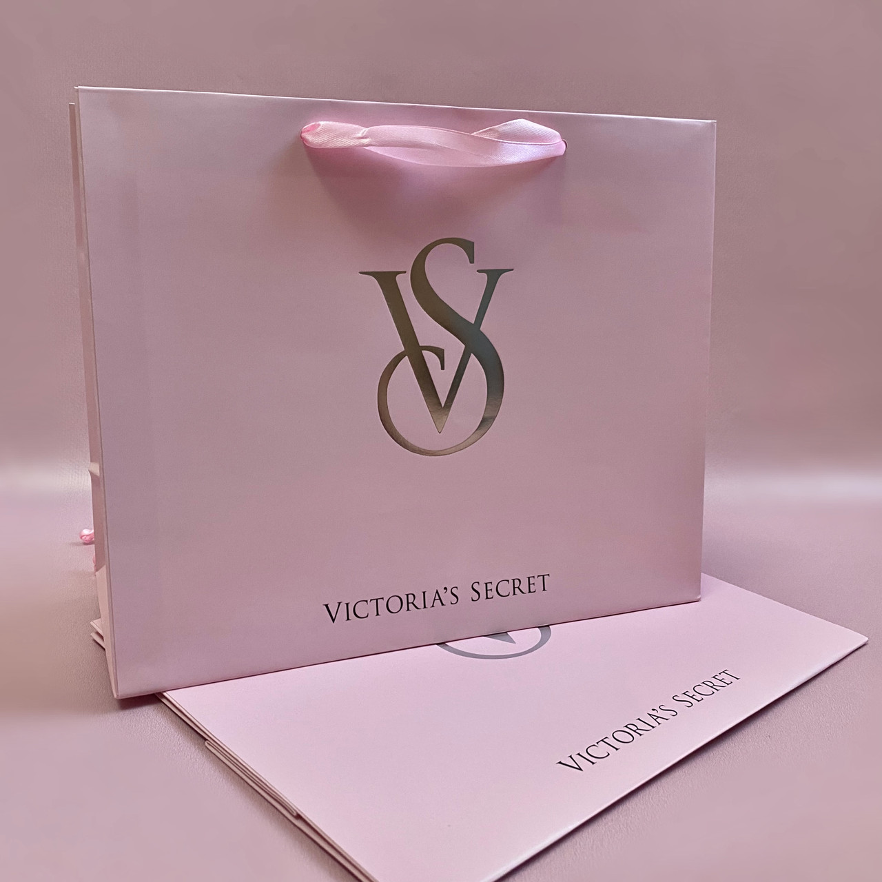 Пакет розмір L Victoria's Secret рожевий 280x230x120 мм