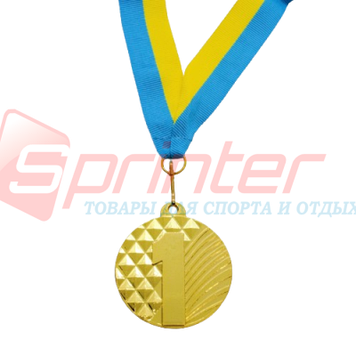 Медаль (ромб) 1 місце 5200-10 зі стрічкою