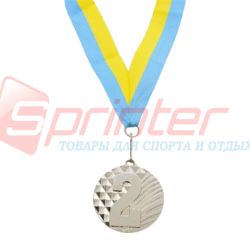 Медаль (ромб) 2 місце 5200-11 зі стрічкою