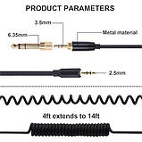Кабель шнур для  Beyerdynamic DT240 PROBOSE QuietComfort QC25 SoundLink On-Ear OE2 QC 35 II, AKG Y40 Y45 BT Y50 N60 Takstar Pro82, фото 5