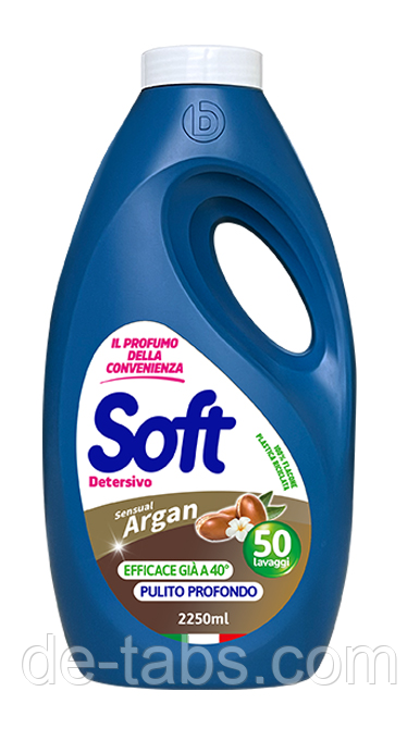 Soft Sensual Argan (з аргановою олією) 2,25л | 50 прань Гель - універсал для прання