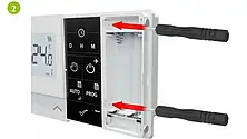 Дротовий терморегулятор до котла ENGO CONTROLS E901, білий, фото 4