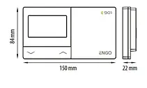 Дротовий терморегулятор до котла ENGO CONTROLS E901, білий, фото 5