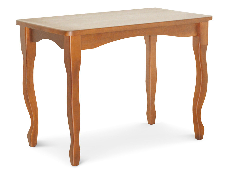 Стіл дерев'яний кухонний, обідній №1 нерозсувний (горіх світлий), фото 1