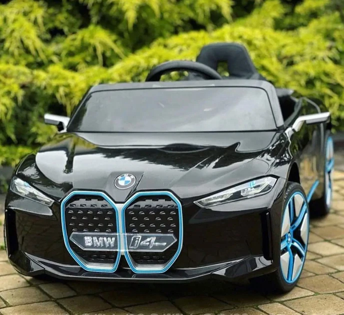 Спортивний дитячий автомобіль-кабріолет BMW i4, фото 1