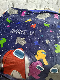 Плед дитячий з мікрофібри Велсофт Among US 110х140 см