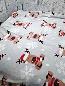 Плед дитячий з мікрофібри Велсофт Олені 110х140 см