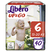 Підгузки-трусики Libero up&go Швеція 6 (13-20кг) 40шт