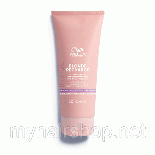 Кондиціонер освіжний для холодних відтінків блонд Wella Invigo Blonde Recharge Colour Refreshing Conditioner
