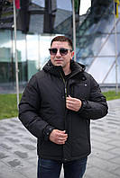 Зимова чоловіча куртка Black Vinyl С24-2258L