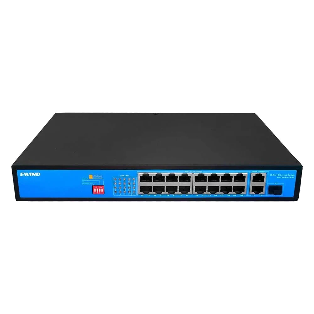 Ewind EW-S1919CF-AP 19-портовий PoE +2*GE+1*GF