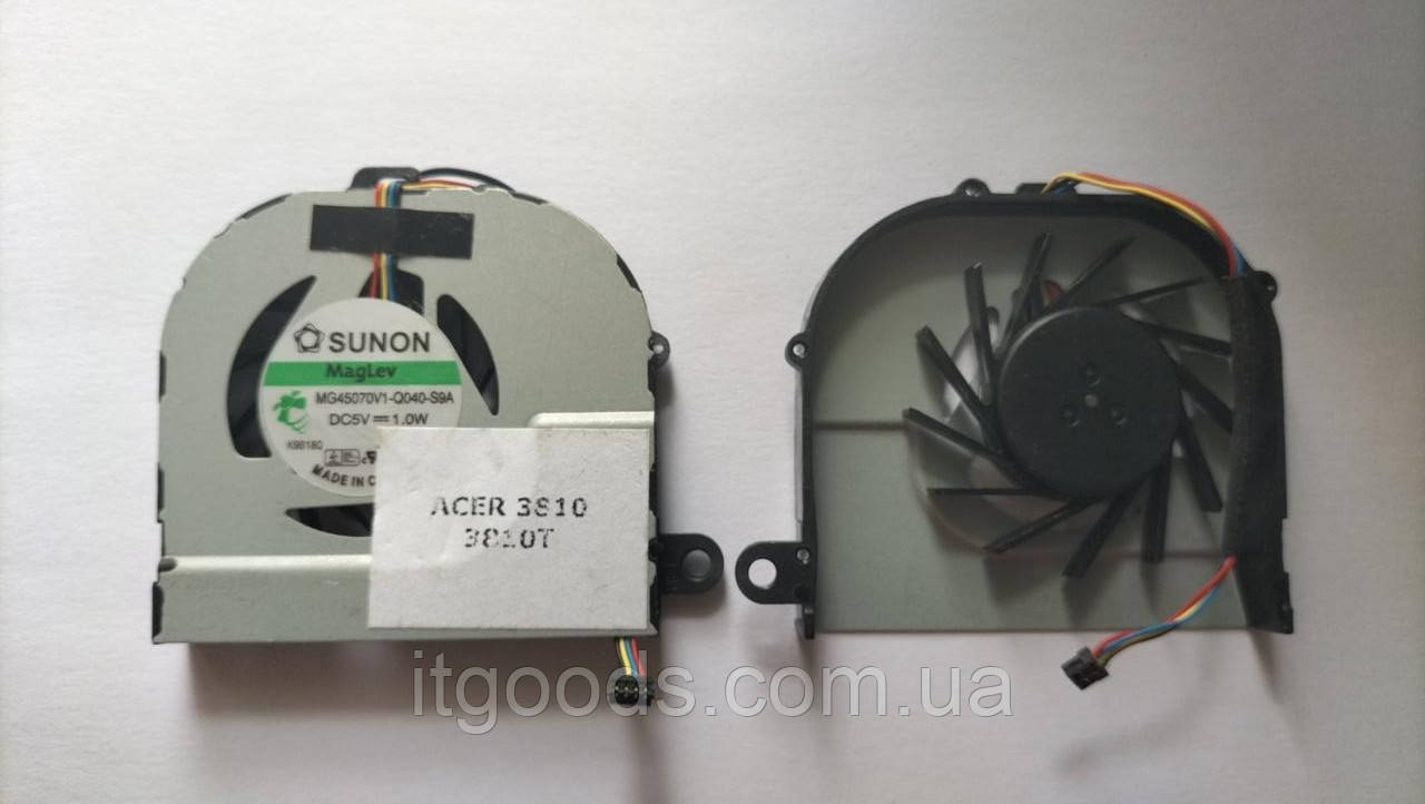 Вентилятор (кулер) для CPU ноутбука Acer Aspire 3810 3810T 3810TG 3810TZ 3810TZG Cooling Fan